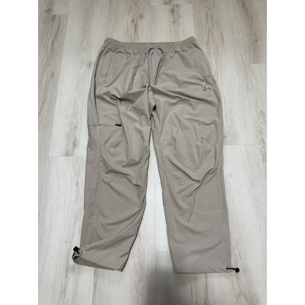 Nike Air Jordan Pants Lightweight Tan Men's Size 2XL Woven Desert Essentials